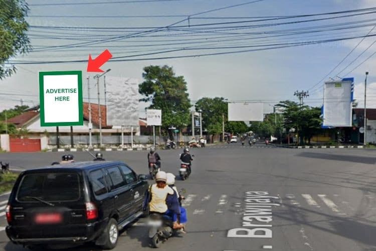 1 Panel Vertical Static Billboard at Jl. Sriwijaya, Mataram, Nusa Tenggara Barat  (near Lampu Merah Gde Ngurah)