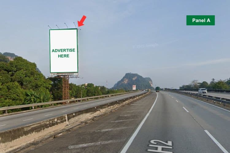 2 Sided Vertical Unipole Billboard at NSE KM278.4, Tambun, Perak (near Plaza Tol Ipoh Selatan)