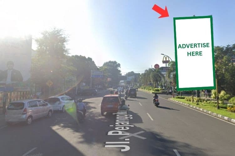 1 Panel Vertical Static Billboard at Jl. Pejanggik, Mataram, Nusa Tenggara Barat  (near Mataram Mall)