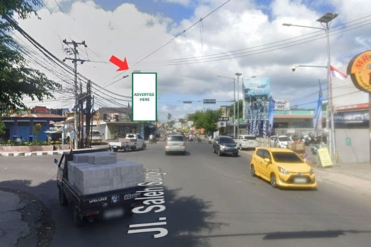 1 Panel Vertical Static Billboard at Jl. Saleh Sungkar, Mataram, Nusa Tenggara Barat  (near 1 Stop Gift Shop)