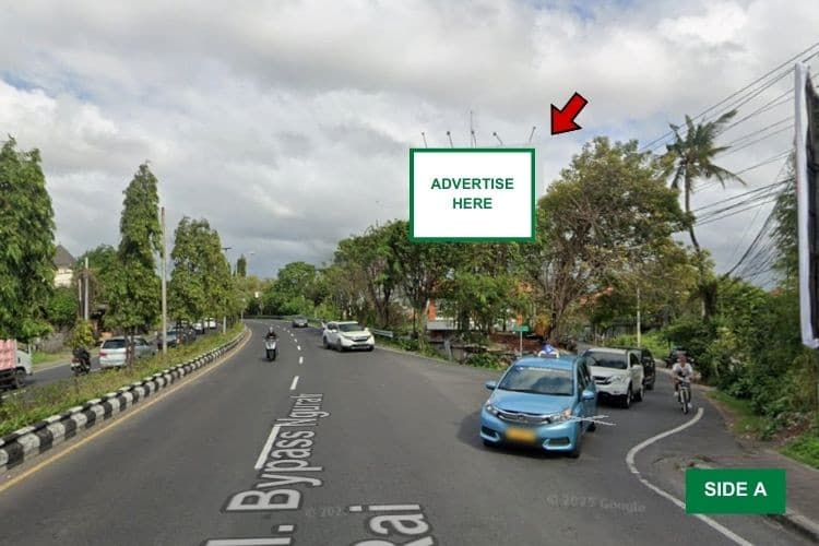 2 Sided Horizontal Static Billboard at Jl. Bypass Ngurah Rai, Denpasar, Bali 