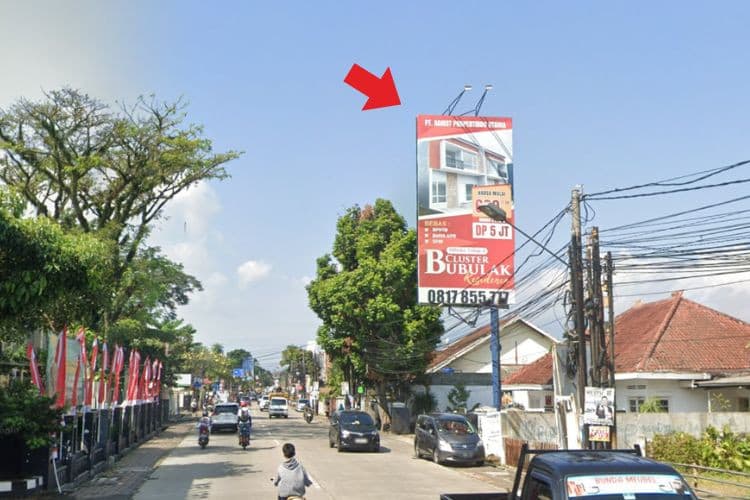 1 Panel Vertical Static Billboard at Jl. Merdeka, Bogor Tengah, Bogor, Jawa Barat  (in front of Makoren Surya Kencana 061)