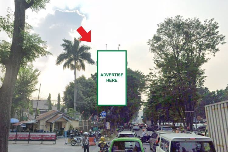 1 Panel Vertical Static Billboard at Jl. Pajajaran, Bogor, Jawa Barat  (nearby Masjid Raya Bogor)