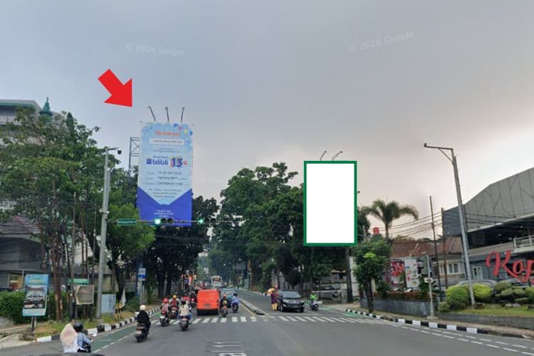 1 Panel Vertical Static Billboard at Jl. Pajajaran, Bogor, Jawa Barat  (across Kopi Tugoh)