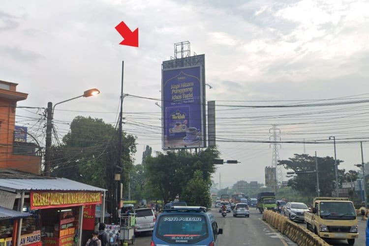 1 Sided Vertical Static Billboard at Jl. Raya Sukabumi, Bogor Selatan, Bogor, Jawa Barat  (Intersection Ciawi)