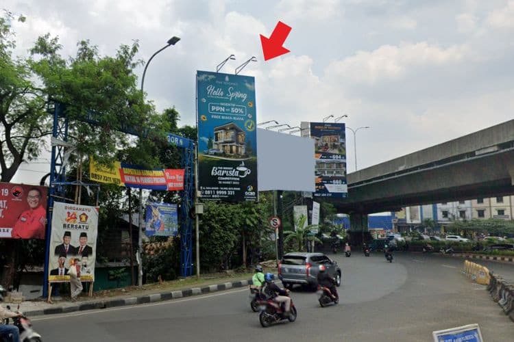 1 Panel Horizontal Static Billboard di Jl. KH. Soleh Iskandar, Bogor, Jawa Barat  (Intersection BORR, A)