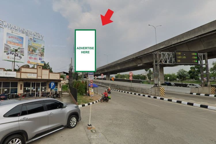 1 Panel Vertical Static Billboard at Jl. KH. Soleh Iskandar, Bogor, Jawa Barat  (Cimanggu City Gate)