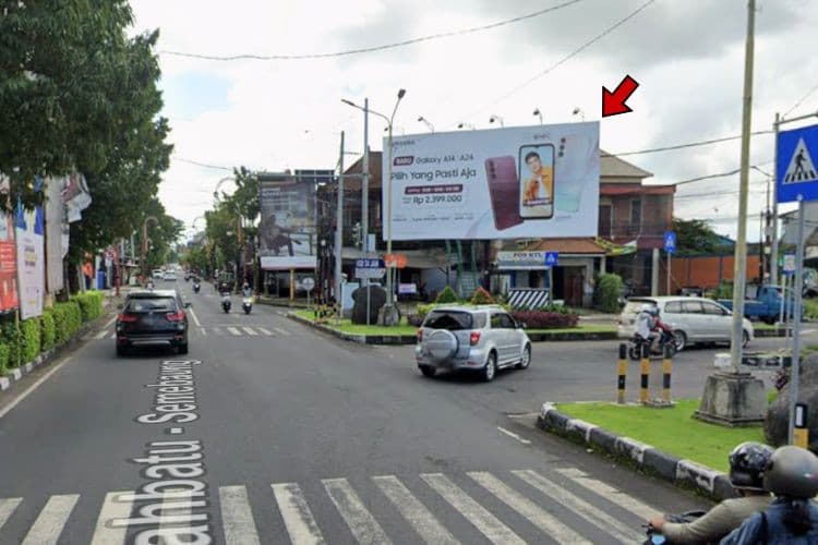 1 Panel Horizontal Static Billboard at Jl. Wisma Udayana, Gianyar, Bali  (nearby  Taman Kapten I Wayan Dipta)