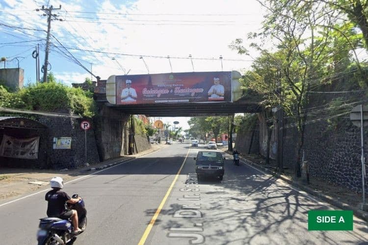 2 Sided Bando Billboard at Jl. Dr. Ir. Soekarno, Tabanan, Bali 