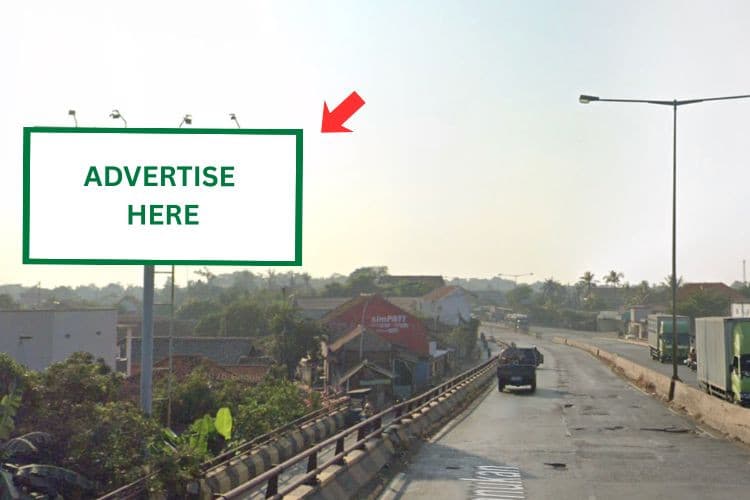 1 Panel Horizontal Static Billboard di Jl. Raya Pamanukan, Subang, Jawa Barat  (near Kantor Desa Mulyasari)