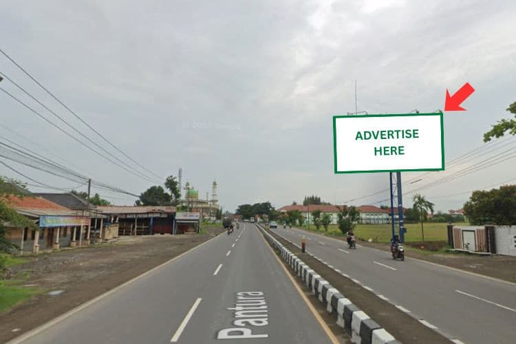 Horizontal Static Billboard at Jl. Sewo-Lohbener, Indramayu, Jawa Barat  (near RM Wulansari) - Day View