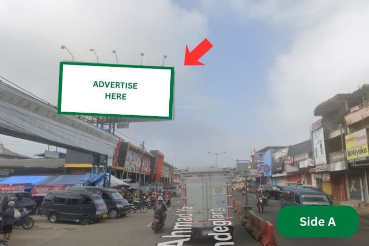 2 Sided Horizontal Static Billboard at Jl. Ahmad Yani Pandeglang, Pandeglang, Banten (near Terminal Angkot Pasar)