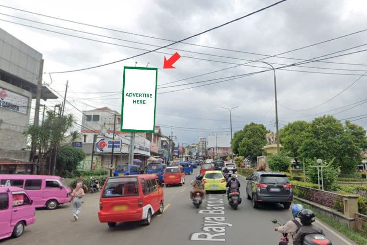 1 Panel Vertical Static Billboard at Jl. Raya Bandung, Cianjur, Jawa Barat  (near ATM Mandiri CJR TK Gudang Garmen)