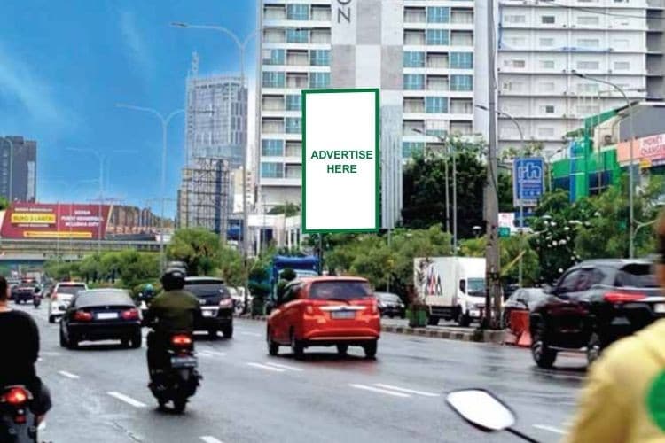 1 Sided Vertical Static Billboard at Jl. A. Yani, Bekasi, Jawa Barat  (nearby Aston Imperial Bekasi Hotel & Conference Center)