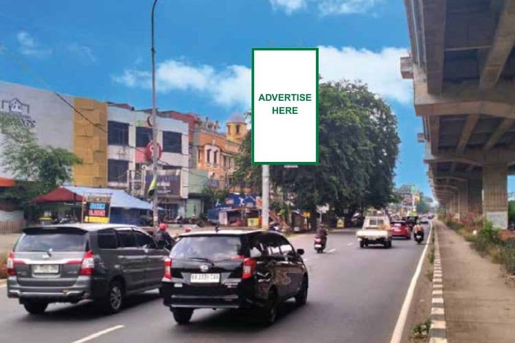 1 Panel Vertical Static Billboard at Jl. Noer Ali Kalimalang, Bekasi, Jawa Barat  (in front of Pinus Bekasi)