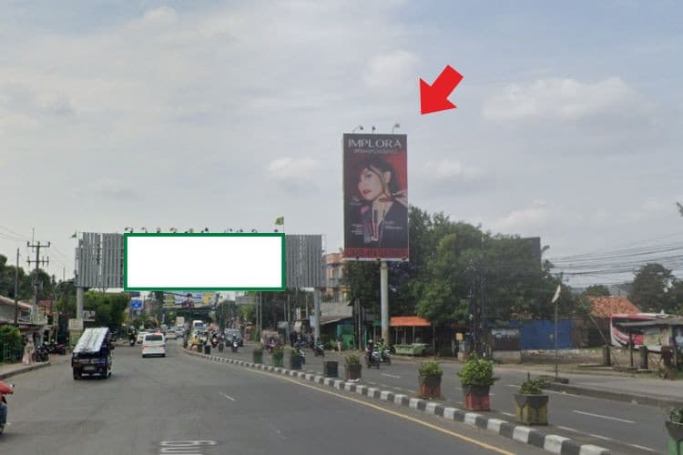 Vertical Static Billboard at Jl. Sudirman, Bekasi, Jawa Barat  (nearby Kranji Flyover) - Day View