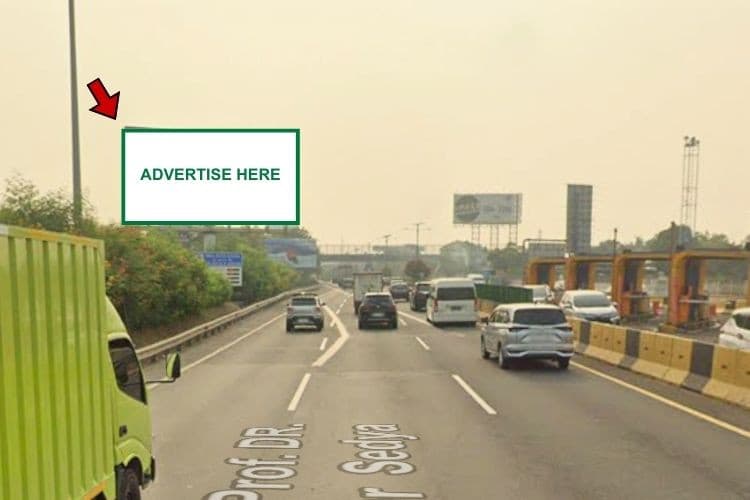 1 Sided Horizontal Static Billboard at Jl. Tol Airport Prof. Sedyatmo KM 30+900B, Jakarta Utara, DKI Jakarta  (nearby Cengkareng Toll Gate)