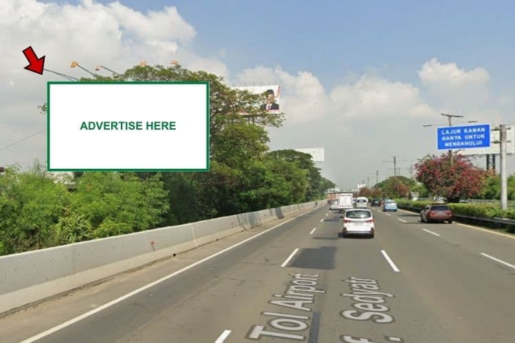 1 Sided Horizontal Static Billboard at Jl. Tol Airport Prof. Sedyatmo KM 29+575A, Jakarta Barat, DKI Jakarta 