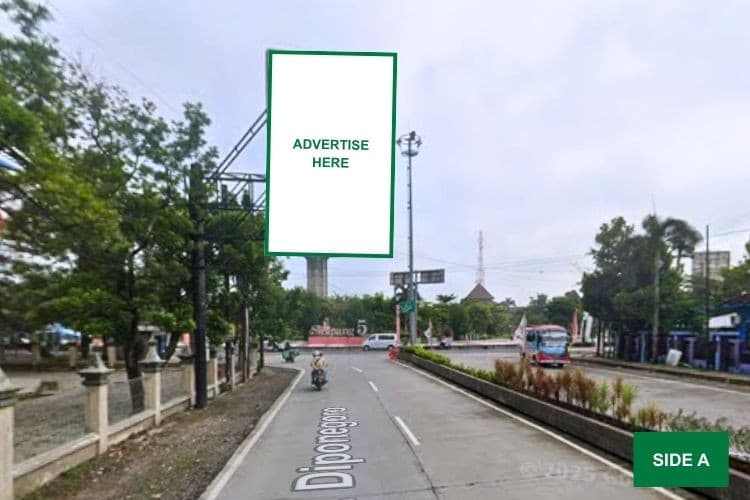 1 Sided Vertical Static Billboard di Jl. Diponegoro, Grobogan, Jawa Tengah  (nearby Simpang 5 Purwodadi)
