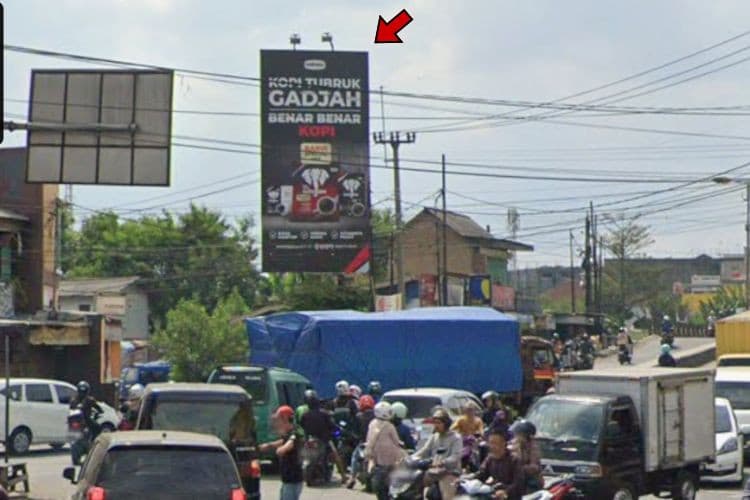 1 Panel Vertical Static Billboard at Jl. Raya Dayeuhkolot, Bandung, Jawa Barat  (nearby Entrance Lobby Station Whoosh KCIC Padalarang)