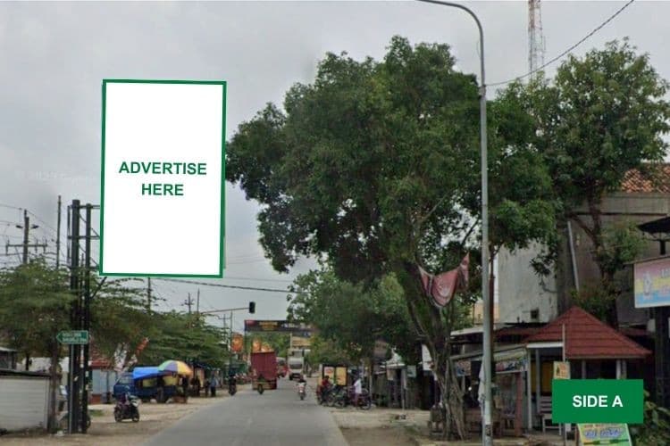 1 Sided Vertical Static Billboard at Jl. Gatot Subroto, Grobogan, Jawa Tengah  (nearby Terminal Bus Sulursari)