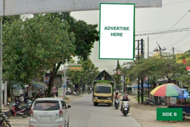 1 Sided Vertical Static Billboard at Jl. Gatot Subroto, Grobogan, Jawa Tengah  (nearby Terminal Bus Sulursari)