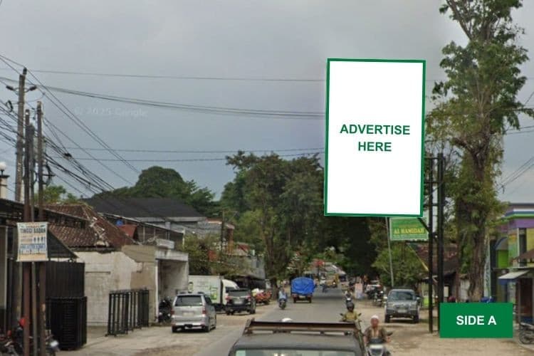 1 Sided Vertical Static Billboard at Jl. Honggokusuman, Grobogan, Jawa Tengah  (nearby MTs Al Hamidah Kuwu)