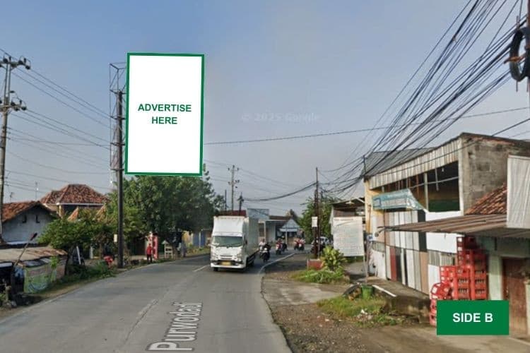 1 Sided Vertical Static Billboard at Jl. Raya Purwodadi - Blora, Grobogan, Jawa Tengah 