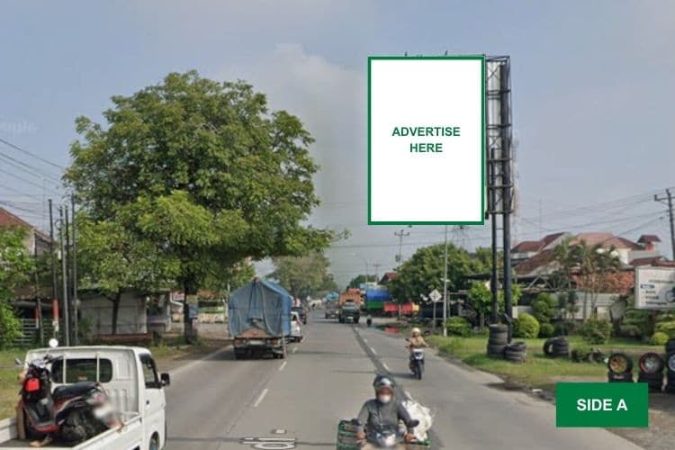 2 Sided Vertical Static Billboard di Jl. Purwodadi - Demak, Grobogan, Jawa Tengah 