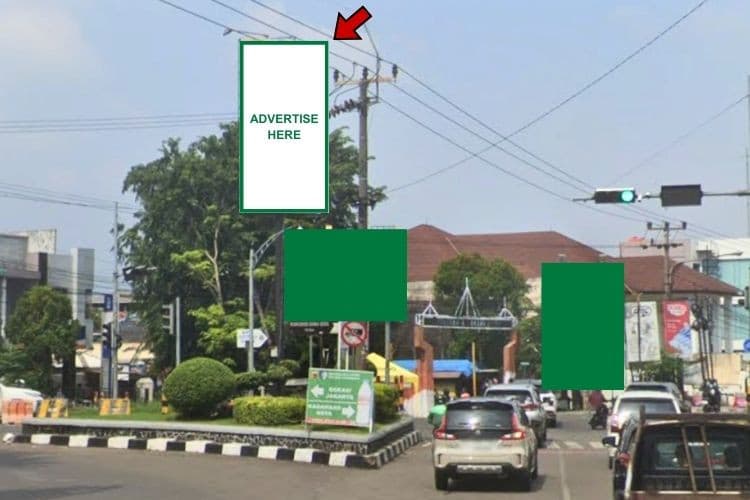 1 Panel Vertical Static Billboard at Jl. Jenderal Ahmad Yani, Kabupaten Karawang Barat, Jawa Barat  (nearby Pengadilan Agama Karawang)