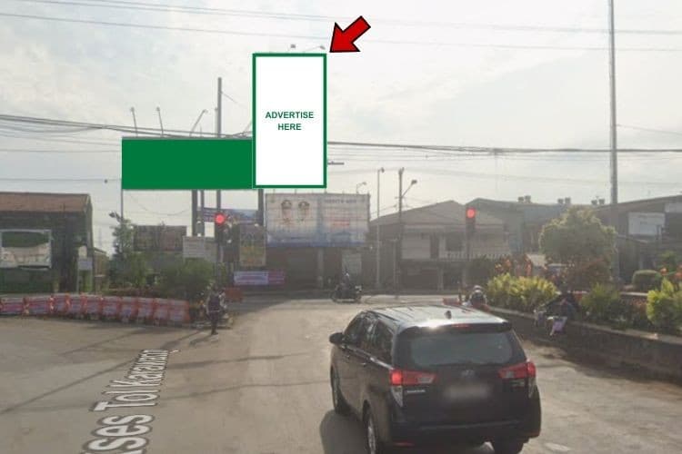 1 Panel Vertical Static Billboard at Jl. Raya Klari, Karawang, Jawa Barat  (at Jl. Akses Tol Karawang Timur intersection)