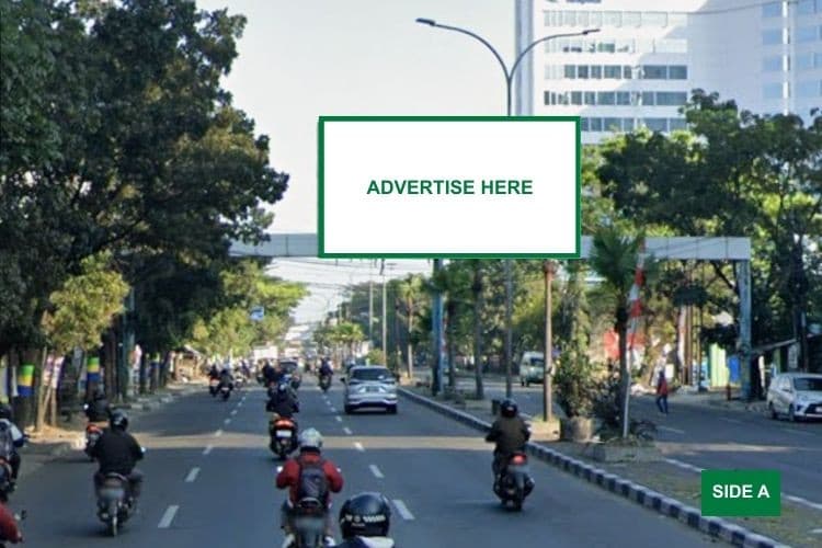 1 Sided Horizontal Bando Billboard at Jl. Terusan Buah Batu, Bandung, Jawa Barat  (nearby Mayapada Hospital Bandung)