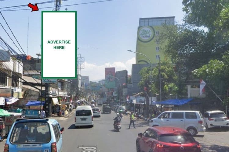 1 Panel Vertical Static Billboard at Jl. Sukajadi, Bandung, Jawa Barat  (nearby Dr. Hasan Sadikin Central General Hospital)