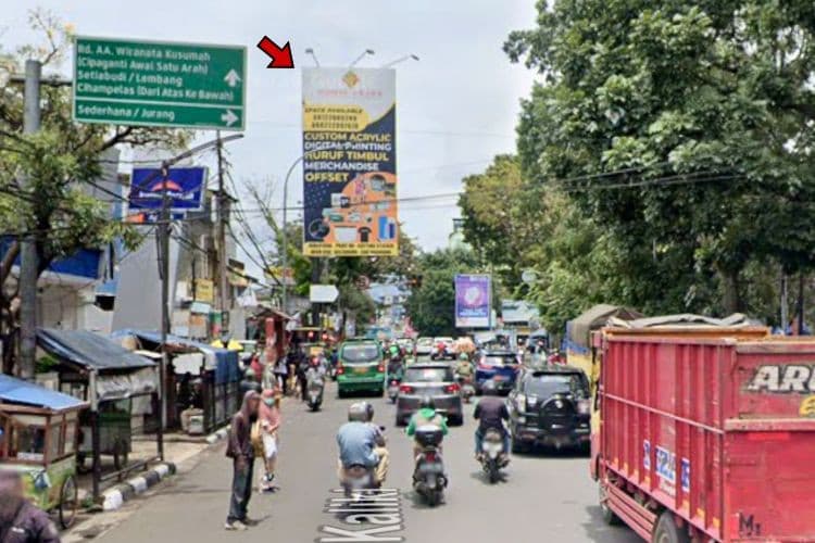 1 Panel Vertical Static Billboard at Jl. Sukajadi, Bandung, Jawa Barat  (nearby Dr. Hasan Sadikin Central General Hospital)