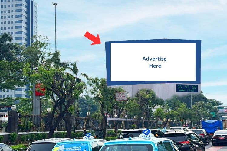 1 Panel Horizontal Videotron Billboard at Jl. Gatot Subroto, Jakarta Selatan, DKI Jakarta (near Polda Metro Jaya)