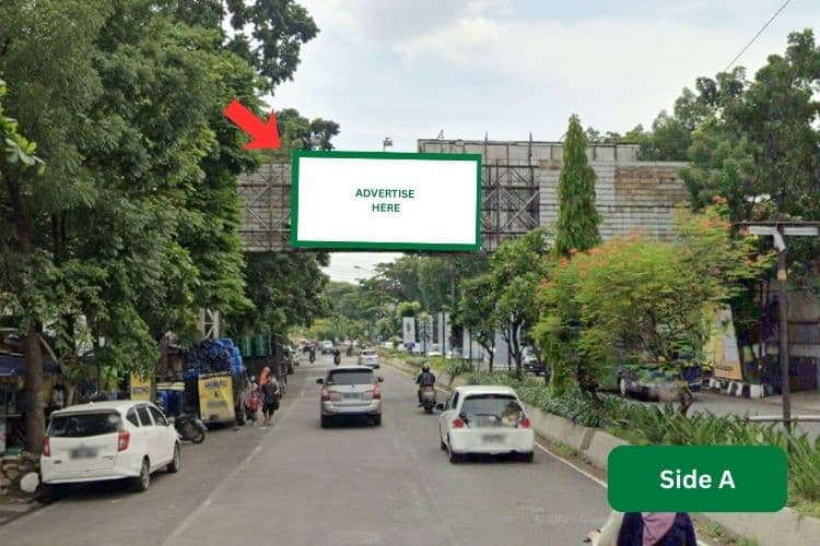 Horizontal Bando Billboard at Jl Peta, Bandung, Jawa Barat  (near Festival Citylink) - Day View - Side A