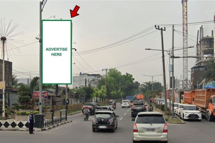 1 Panel Vertical Static Billboard at Jl. Ringroad Gagak Hitam, Medan, Sumatera Utara  (Across Manhattan Times Square Mall)