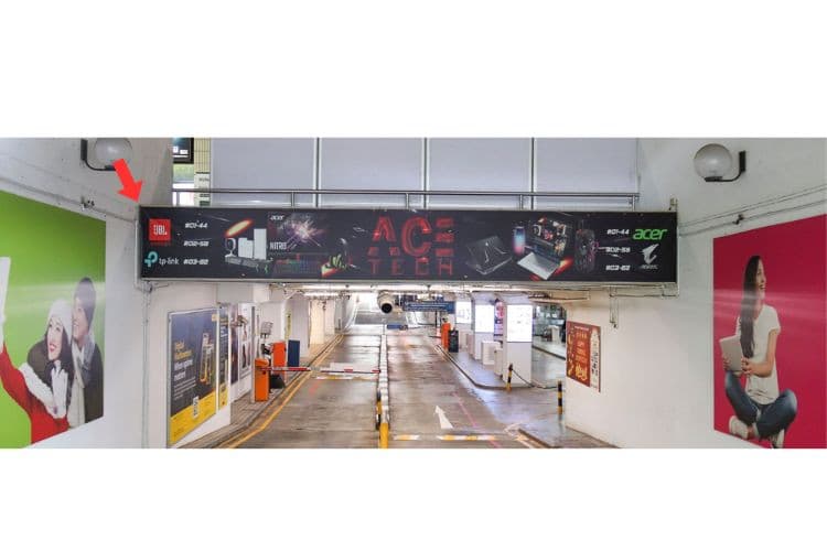 1 Panel Horizontal Indoor Backlit Billboard at Bencoolen St, Rochor, Central Region (at Sim Lim Car Park)