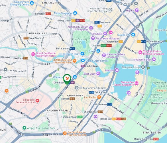 Map - Horizontal Frontlit Billboard at People's Park Complex, Chinatown, Central Region (attached to People's Park Complex [A])