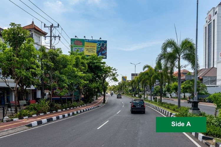 1 Sided Horizontal Static Billboard at Jl. Baypass Ngurah Rai Simpang Siur, Badung, Bali (nearby BIMC Hospital, Side A)