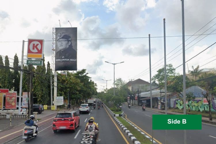 1 Sided Vertical Static Billboard at Jl. Bypass Ngurah Rai Nusa Dua, Badung, Bali (nearby Taman Ayodia, Side B)