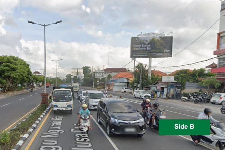 1 Panel Horizontal Static Billboard at Jl. Bypass Ngurah Rai, Nusa Dua, Badung, Bali (across Astra Motor Nusa Dua, Side B)