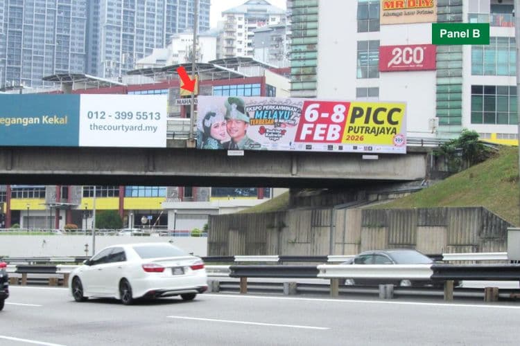 2 Sided Overhead Bridge Billboard at Kuala Lumpur - Seremban Expressway, Sungai Besi, Kuala Lumpur (near Desa Petaling)