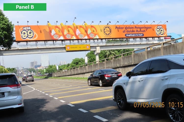 Overhead Bridge Billboard at MRR2 Highway KM3.8, Sungai Buloh, Selangor