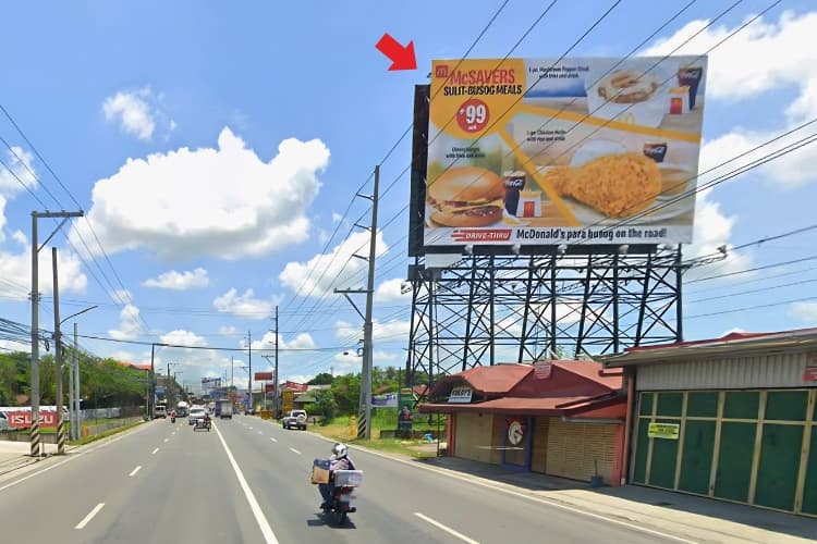 Horizontal Free Standing Billboard at MacArthur Highway, Tarlac City, Tarlac (Tarlac-bound, Near SM City Tarlac)