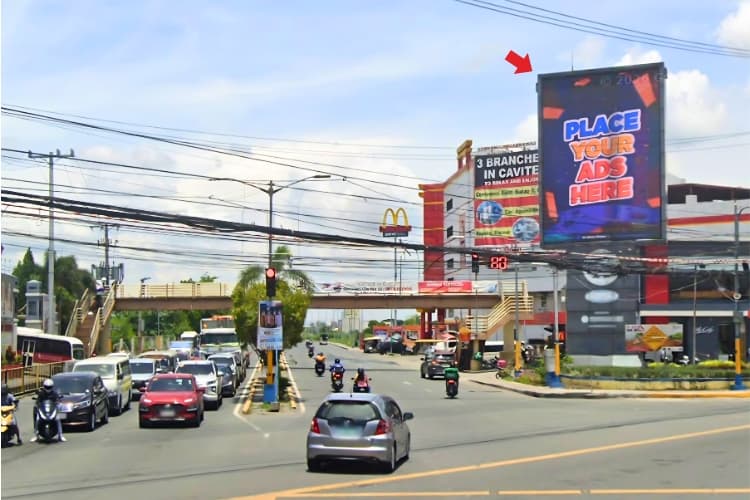 1 Panel Vertical Digital Screen Billboard at Emilio Aguinaldo Highway cor. Molino Blvd., Bacoor, Cavite (At a highway intersection)