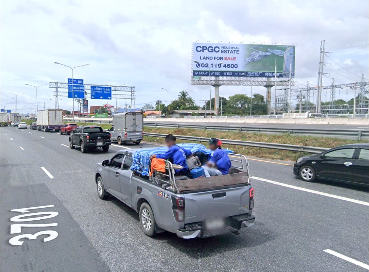 Horizontal Classic Billboard at Bangkok - Ban Chang, Laem Chabang, Bang Lamung, Chon Buri (near ปั้ม CALTEX หนองขาม ขาเข้า กทม.) outbound Bangkok