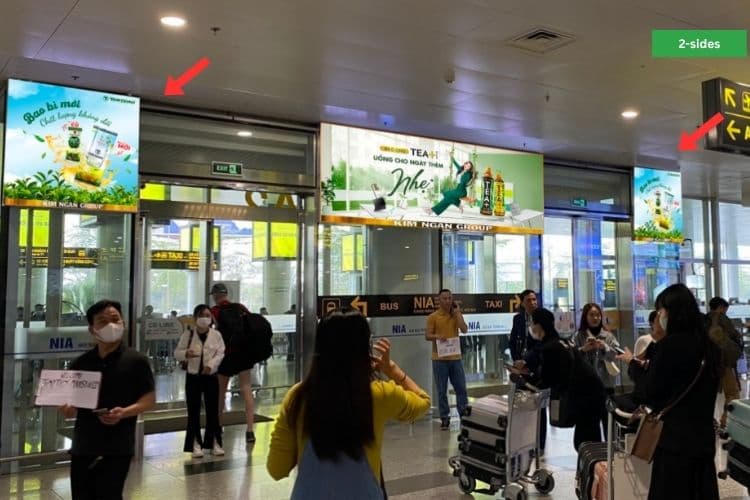 LED Screen Billboard at Noi Bai International Airport