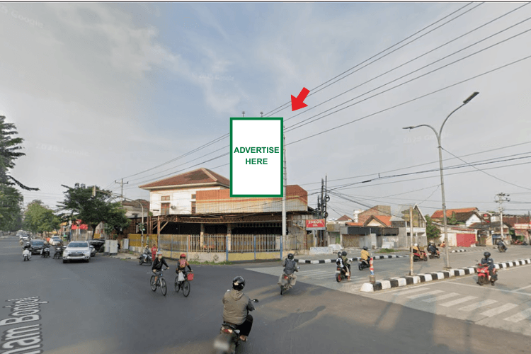 1 Panel Vertical Static Billboard at Jl. Imam Bonjol, Semarang, Jawa Tengah ((across SPBU Imam Bonjol))