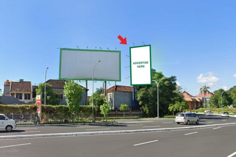 Vertical Static Billboard at Jl. Bandara I Gusti Ngurah Rai , Badung, Bali